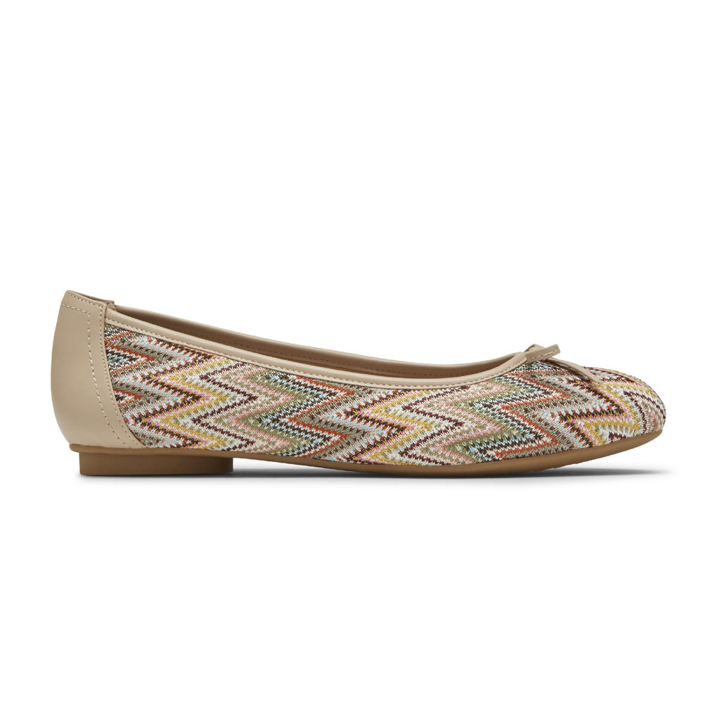 Rockport Womens Flats Multicolor - Reagan Bow - UK 261-IJXCGV